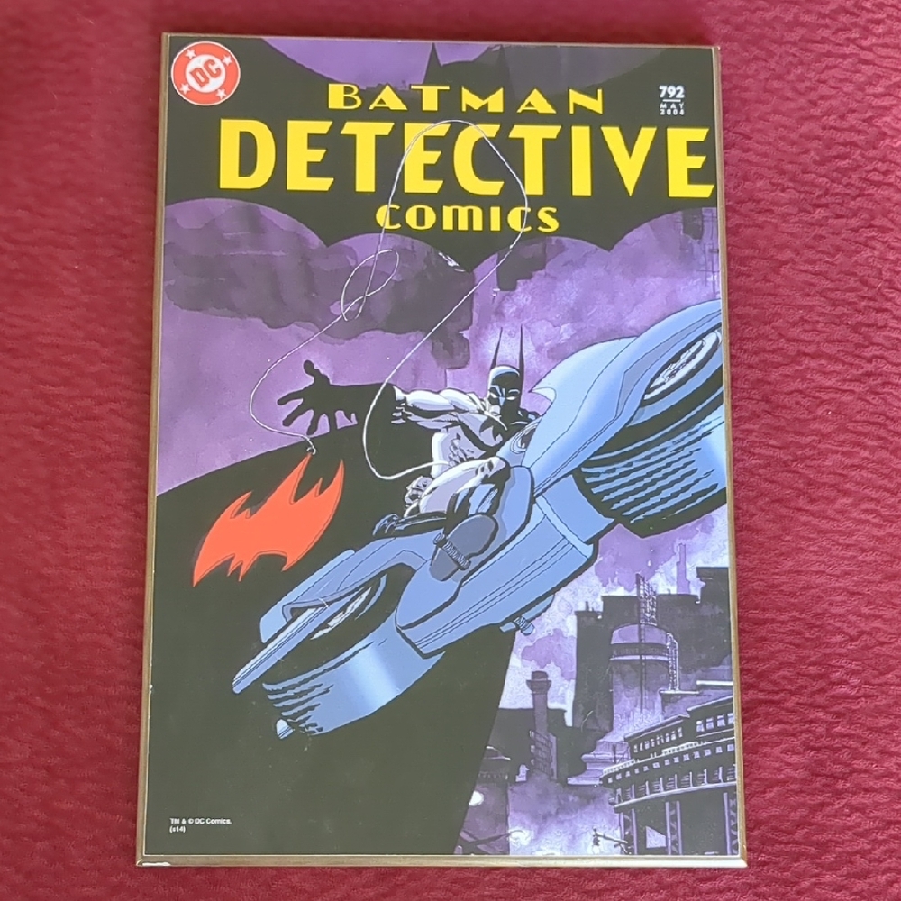 DC Comics Batman Wall Art with Black and White Labels